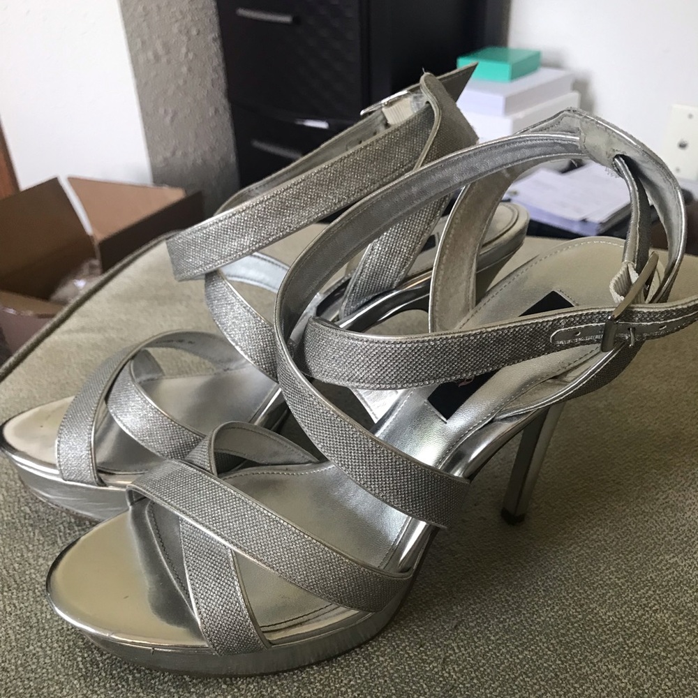 Silver heels